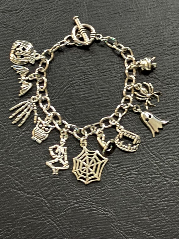 18 Halloween Accessories for a Little Everyday Spookiness 18 Silver Halloween Charms