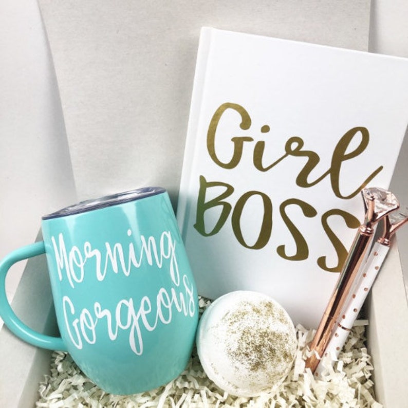 Girl boss promotion gift Promotion gift for her New job gift Etsy