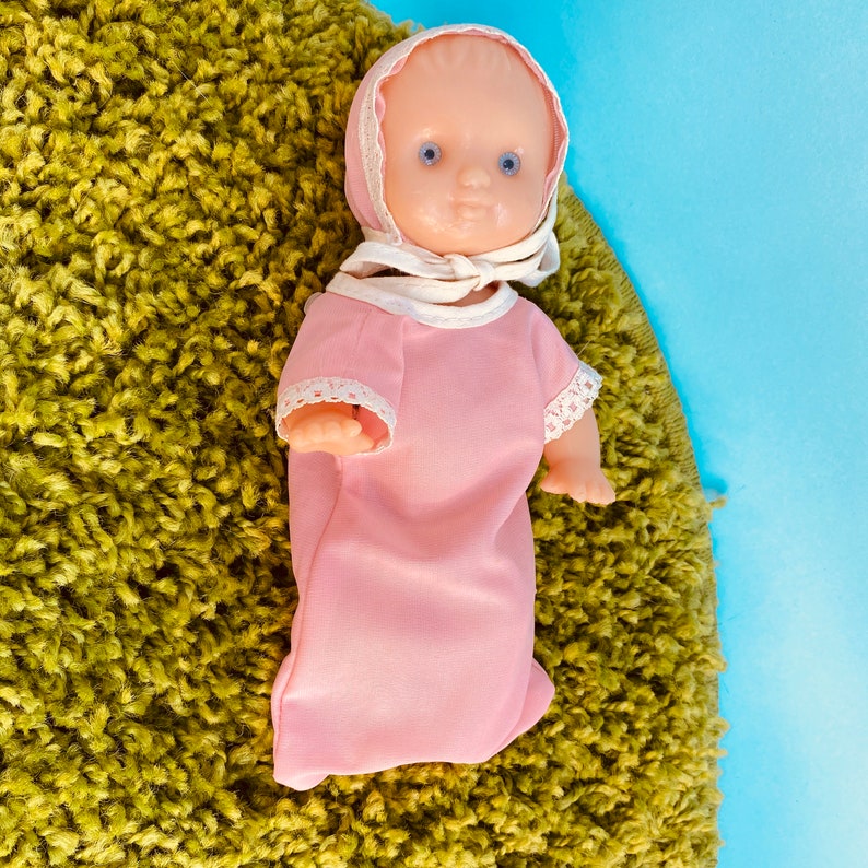 Soviet Toy Baby Doll Little Girl Vintage Plastic Toy Made in Etsy