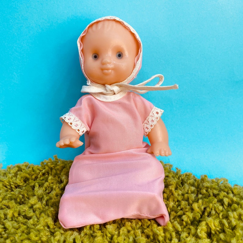 Soviet Toy Baby Doll Little Girl Vintage Plastic Toy Made in Etsy