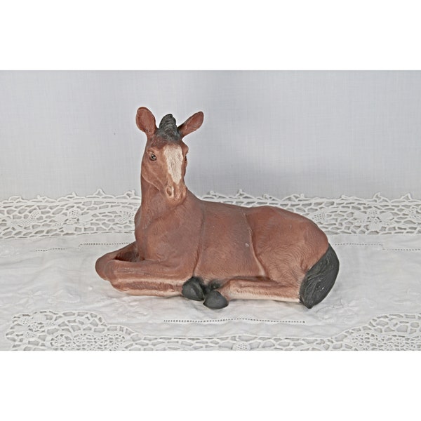 Vintage Universal Statuary Chalkware Horse Figurine