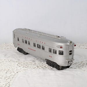 Vintage 1950s Lionel O Gauge 2436 Mooseheart Observation Passenger Car