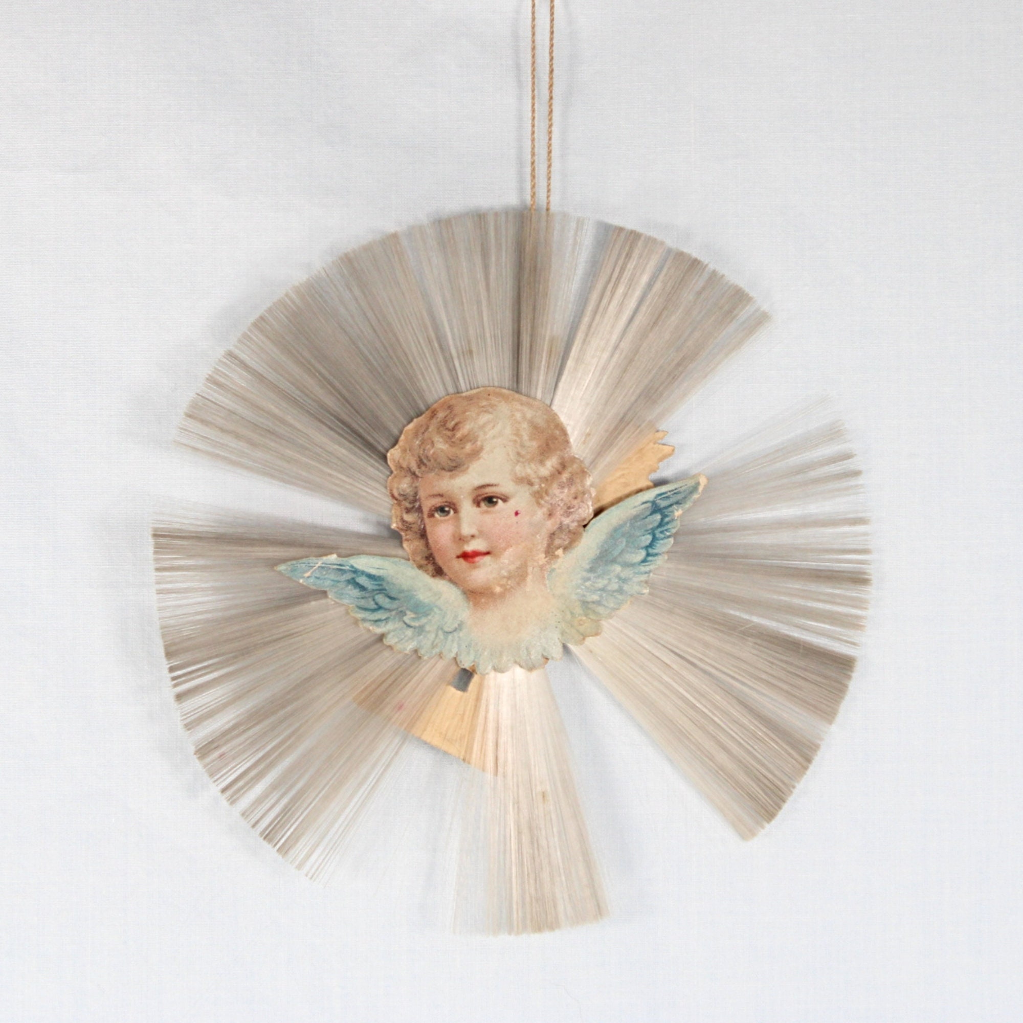 Vintage Spun Glass Wavy Angel Hair Feen-Haar~ 1.3 oz. bag