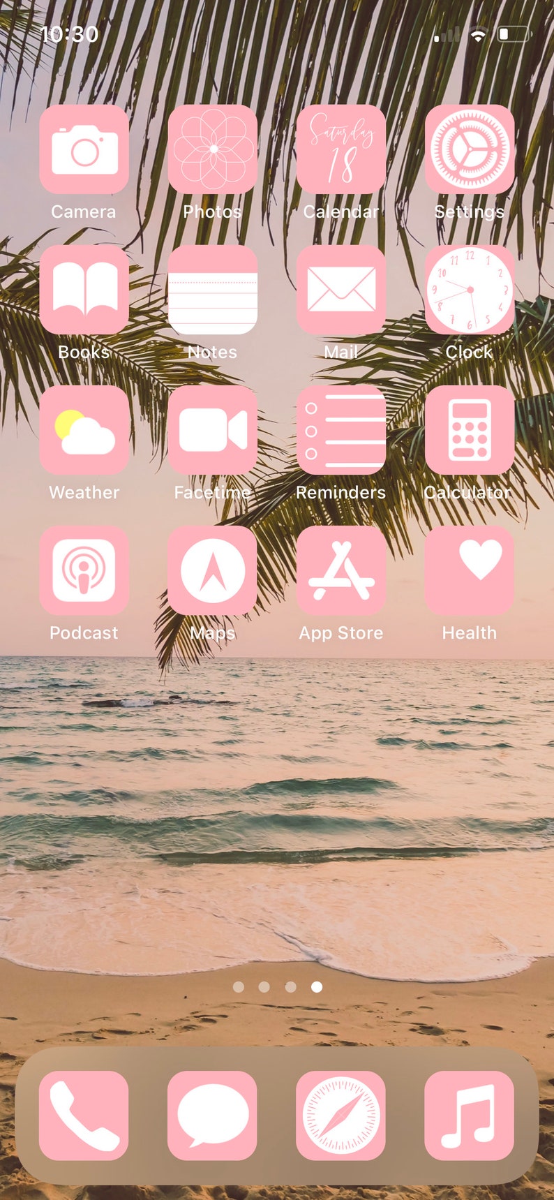 73 Pink Ios 14 Master Pack App Icons Ios14 App Cover Set of Etsy