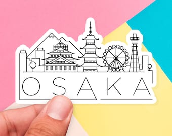 Osaka 'Own the Streets' XL 45cm JDM Sticker Rear Window Japan Drift Decal