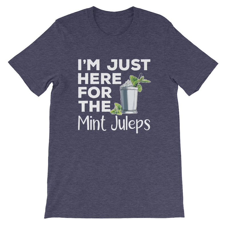 Mint Juleps Kentucky Derby TShirt Horse Racing Shirt Here Etsy