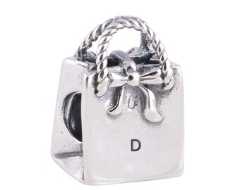 Shopping Bag Dangle Charm, Sterling Silver Bag Charm, Best Gift, Charm For Bracelet, 925 Sterling Silver, Money Bag Charm for Bracelets