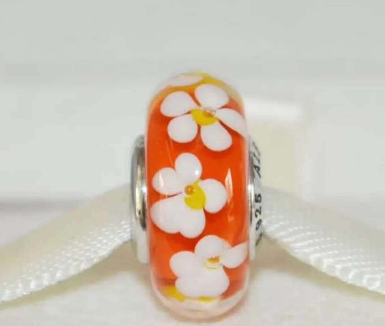Hibiscus charm pandora - Etsy 日本