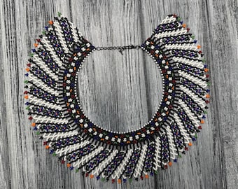 Traditional Ukrainian Bead Sylyanka, namysto ukraine, ukrainian namysto, Ukrainian embroidery, ukrainian handmade beaded jewelry