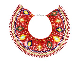 Lemkowska Krywulka, Moderne Karpaten Schmuck, Ukrainischer Stil, Vyshyvanka Halskette, Perlenkette, Vyshyvanka Halskette, Perlenkette Handwerk,
