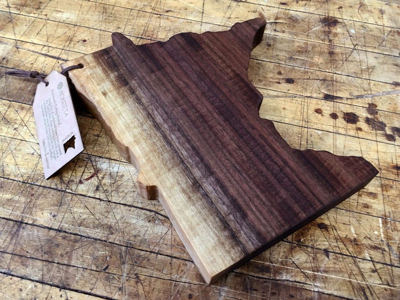 Minnesota Cutting Board Etsy