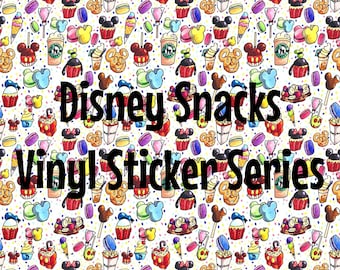 Disney Snacks Vinyl Sticker Serie