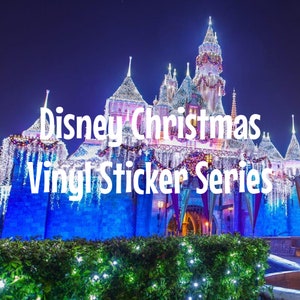 Disney Christmas Vinyl Sticker Series