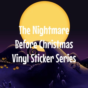The Nightmare Before Christmas vinylklistermärkesserie