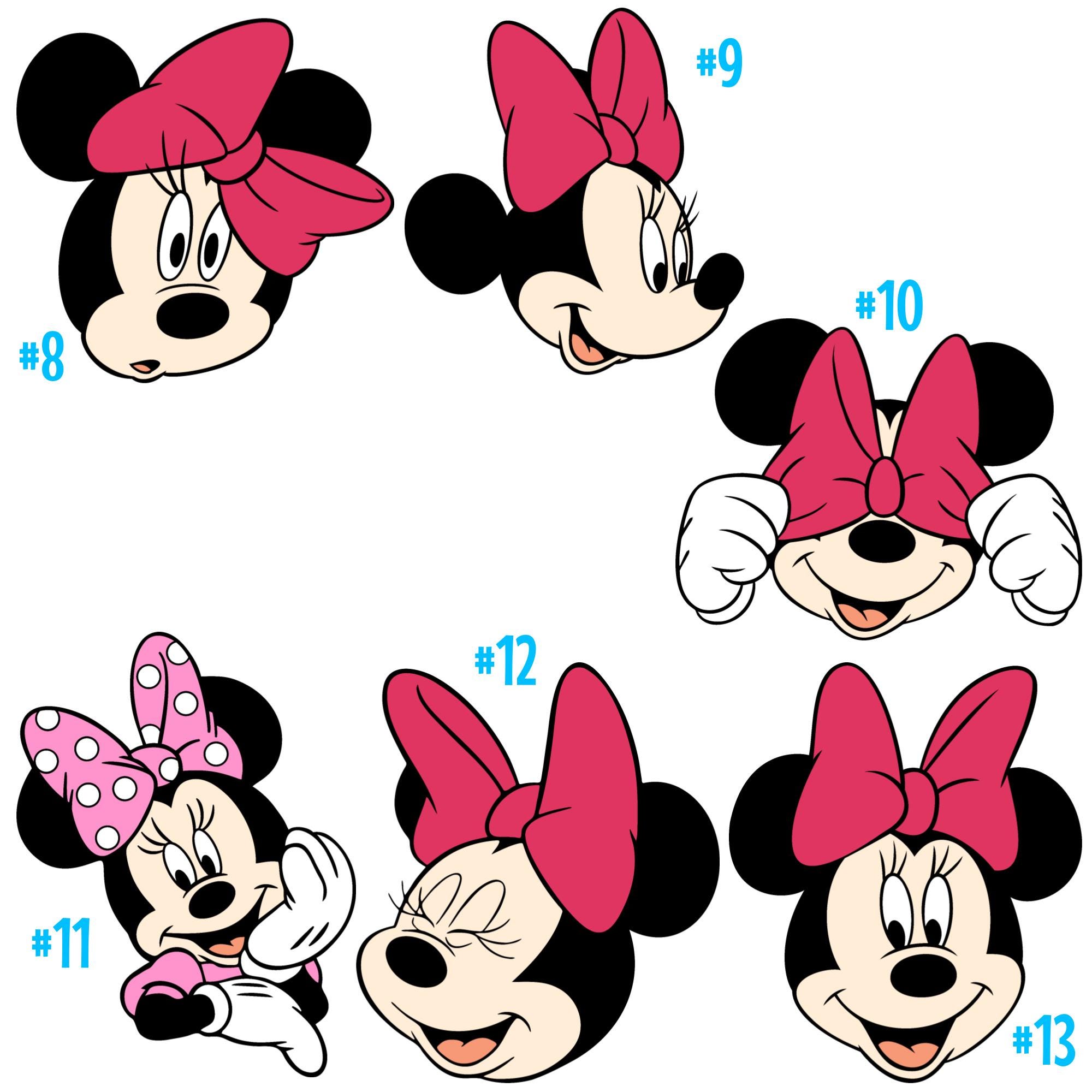 Minnie Mouse Vinyl Sticker Series - Etsy