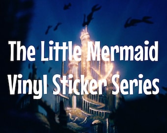 De kleine zeemeermin-serie vinylstickers
