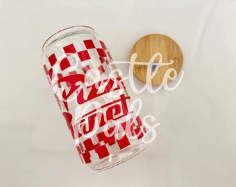 Vaso de vidrio de Pizza Planet