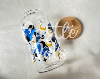 Vaso de cristal del aprendiz de brujo