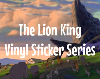 The Lion King Vinyl Sticker Series