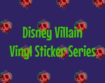 Disney Villain Vinyl Sticker Series
