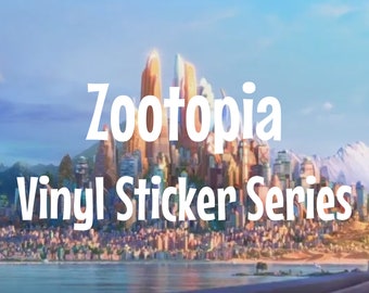 Zootopia Vinyl Sticker Series