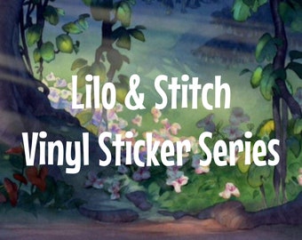 Lilo and Stitch Vinyl Sticker Series