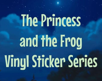 The Princess and the Frog Vinyl Sticker Series