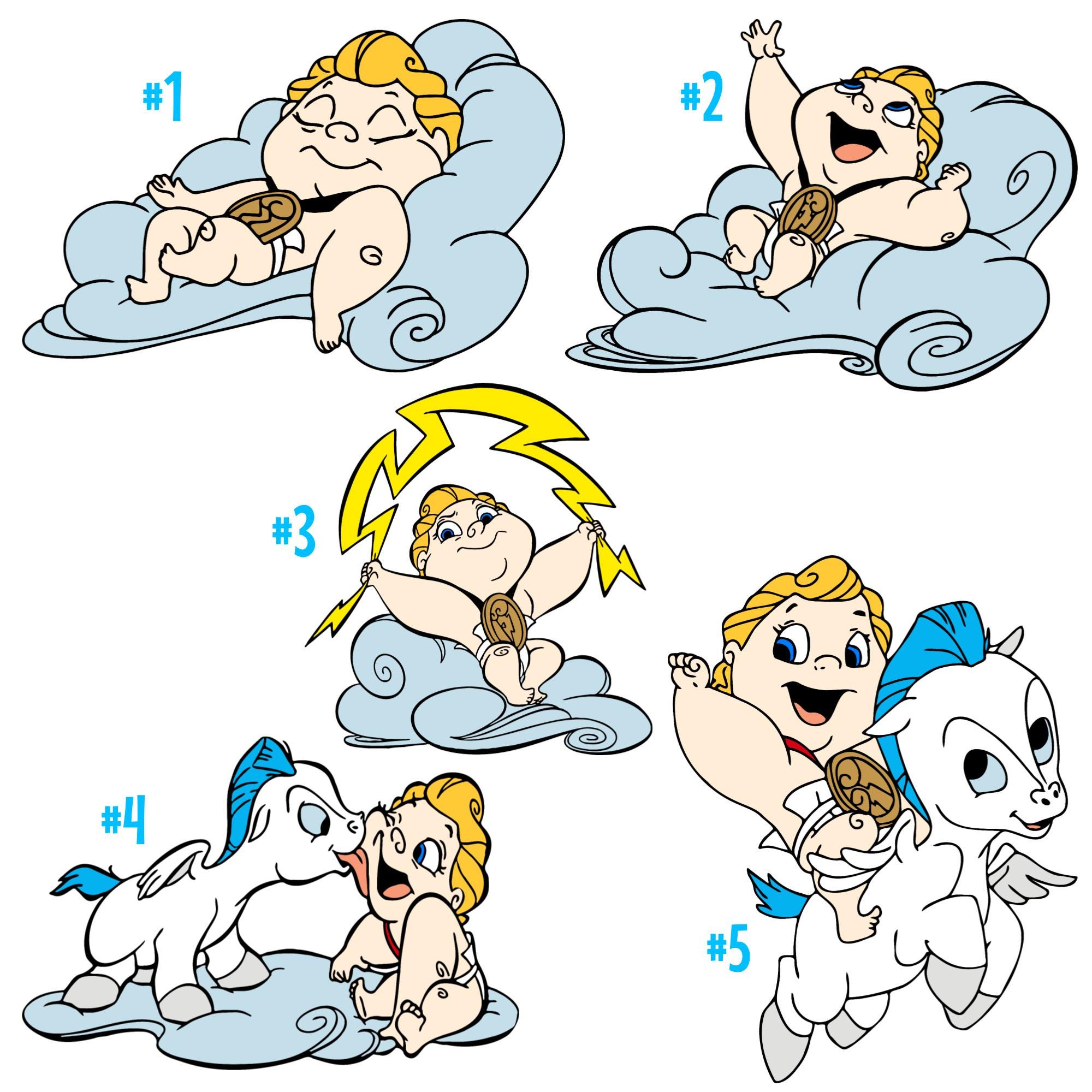 Heracles Sticker Hercules Vinyl Sticker Series - Etsy