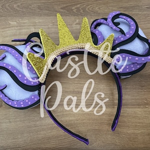 Sultry Sea Witch Mouse Ears (Glow-in-the-Dark)