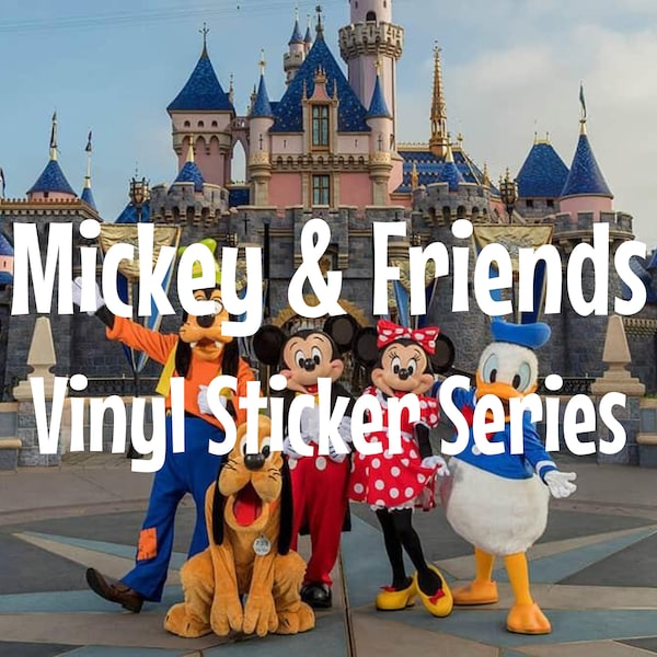 Mickey & Friends Vinyl Sticker Series