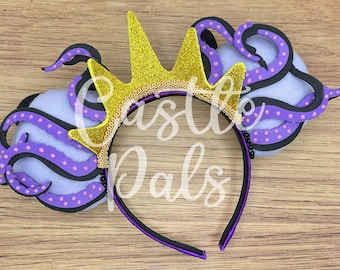 Sultry Sea Witch Mouse Ears (Glow-in-the-Dark)