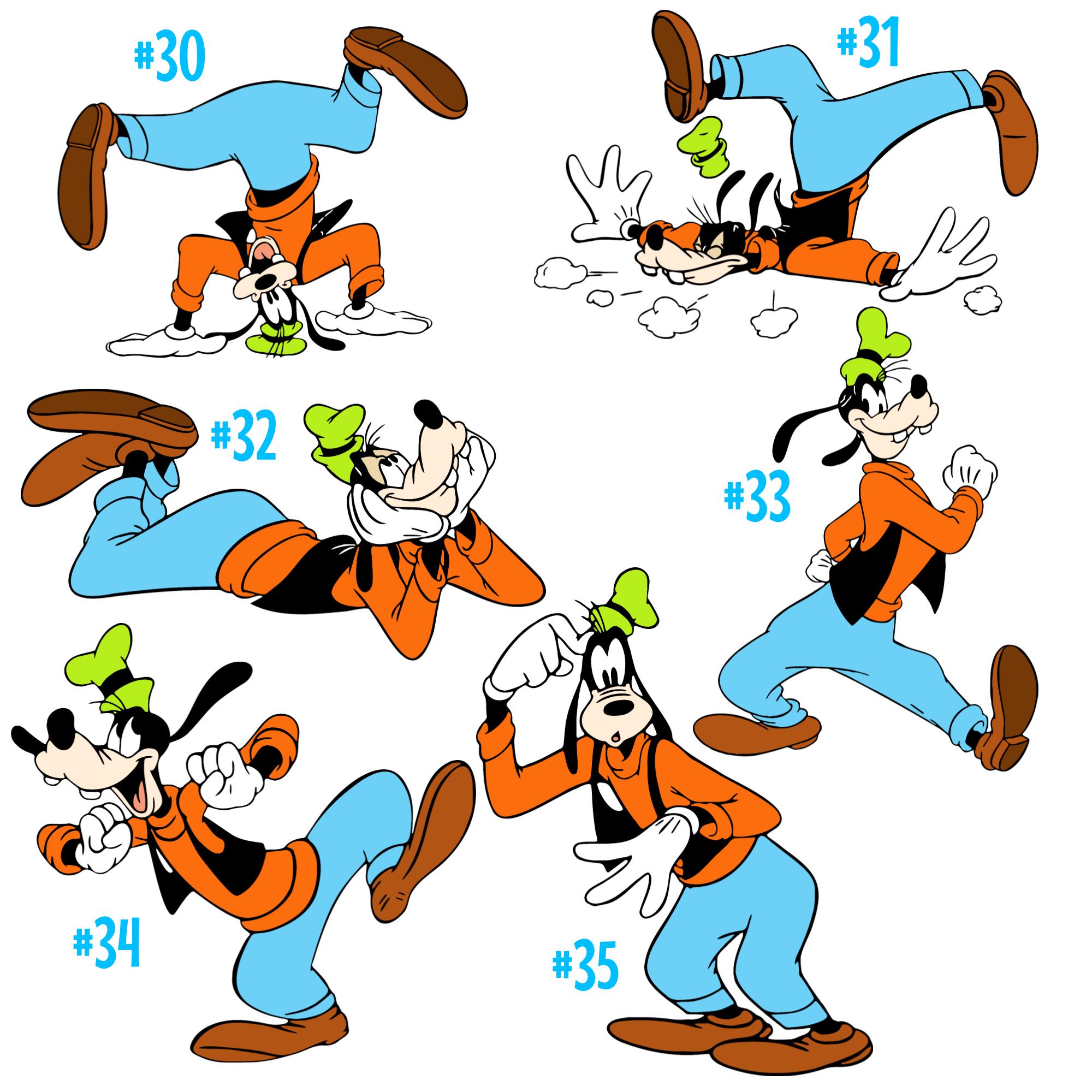 Goofy Vinyl Sticker Series - Etsy