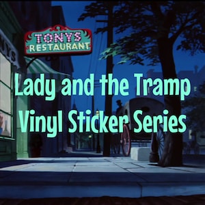 Lady and the Tramp Vinyl Sticker Series