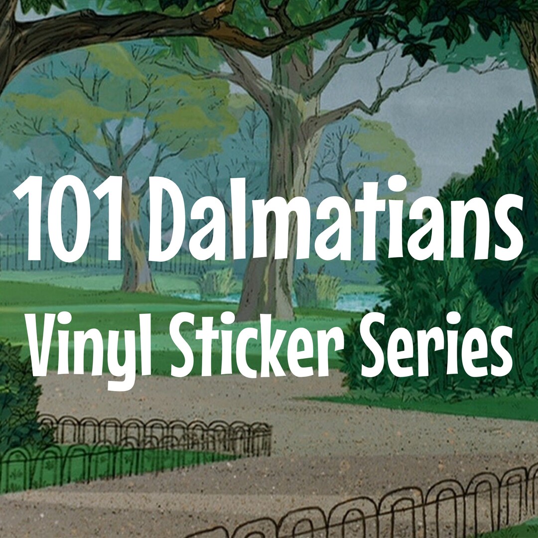101 Dalmatians Vinyl Sticker Series