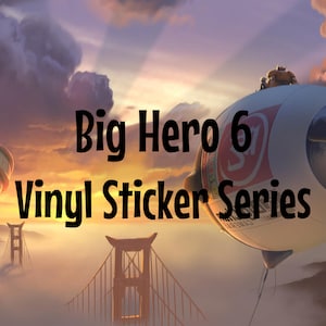Big Hero 6 Vinyl Sticker Serie