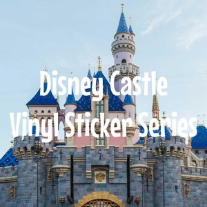 Disney Castle Vinyl Sticker Series
