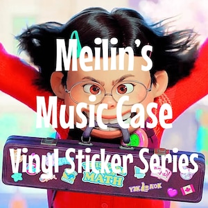 Meilin's Music Case (Turning Red) Vinyl-Aufkleber -Serie