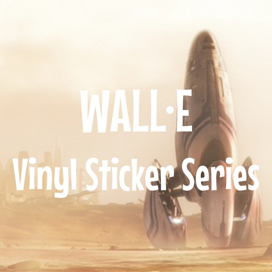 WALLE Vinyl Sticker Series Etsy