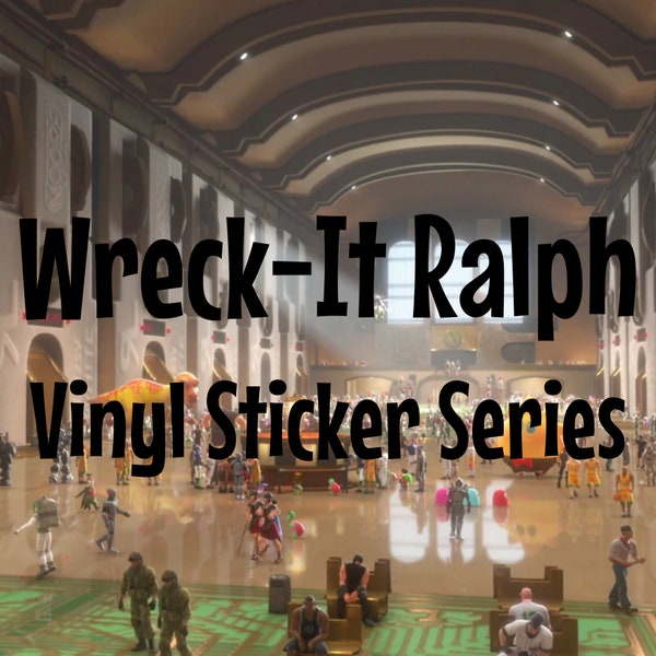 Wreck-It Ralph Vinyl Sticker Series