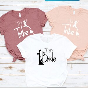 Bachelorette Party Shirts, Bride Shirt, Tribe Shirts, Custom Bachelorette Shirts, Funny Bachelorette Ideas, Bridal Party Shirts image 1