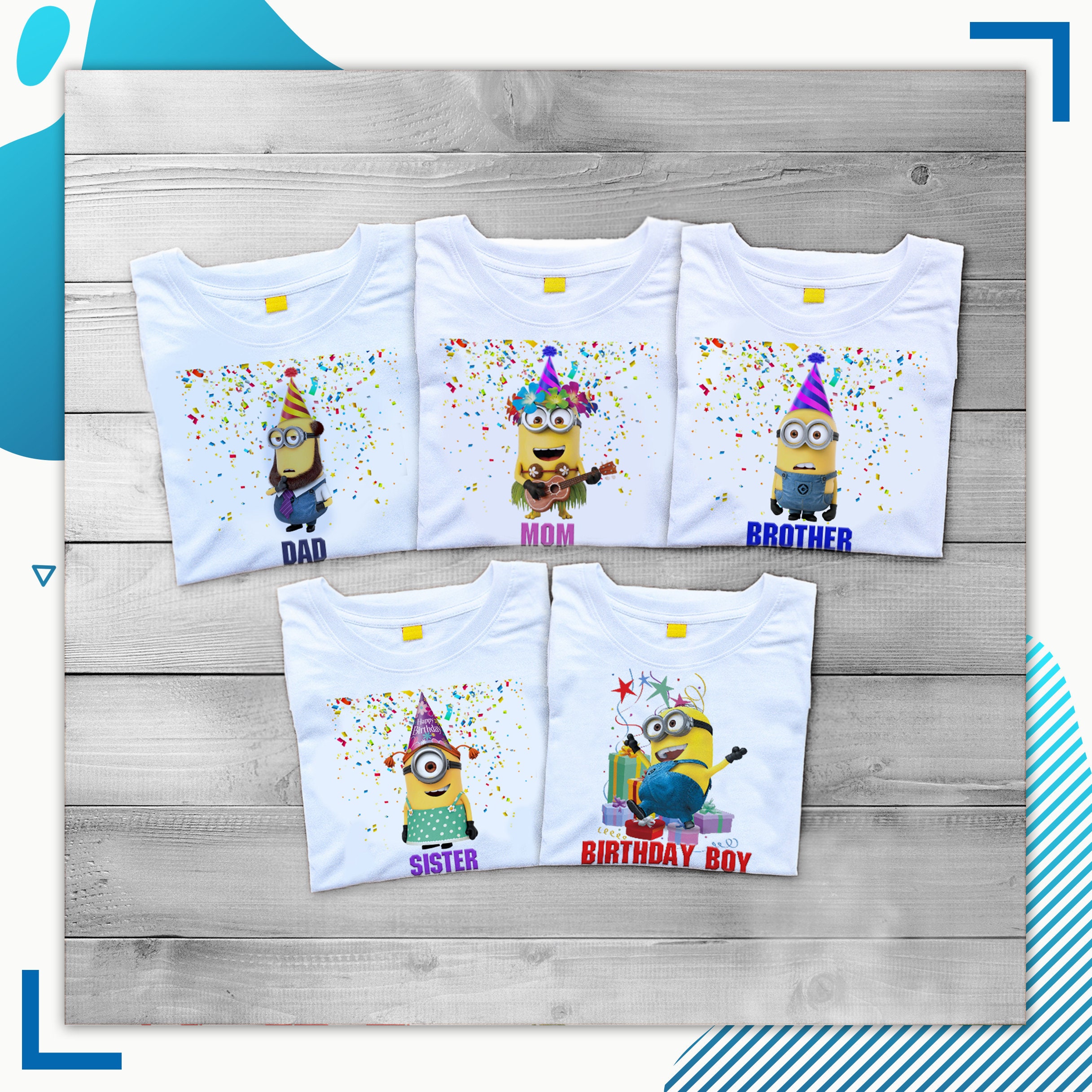 Playeras minions online cumpleaños