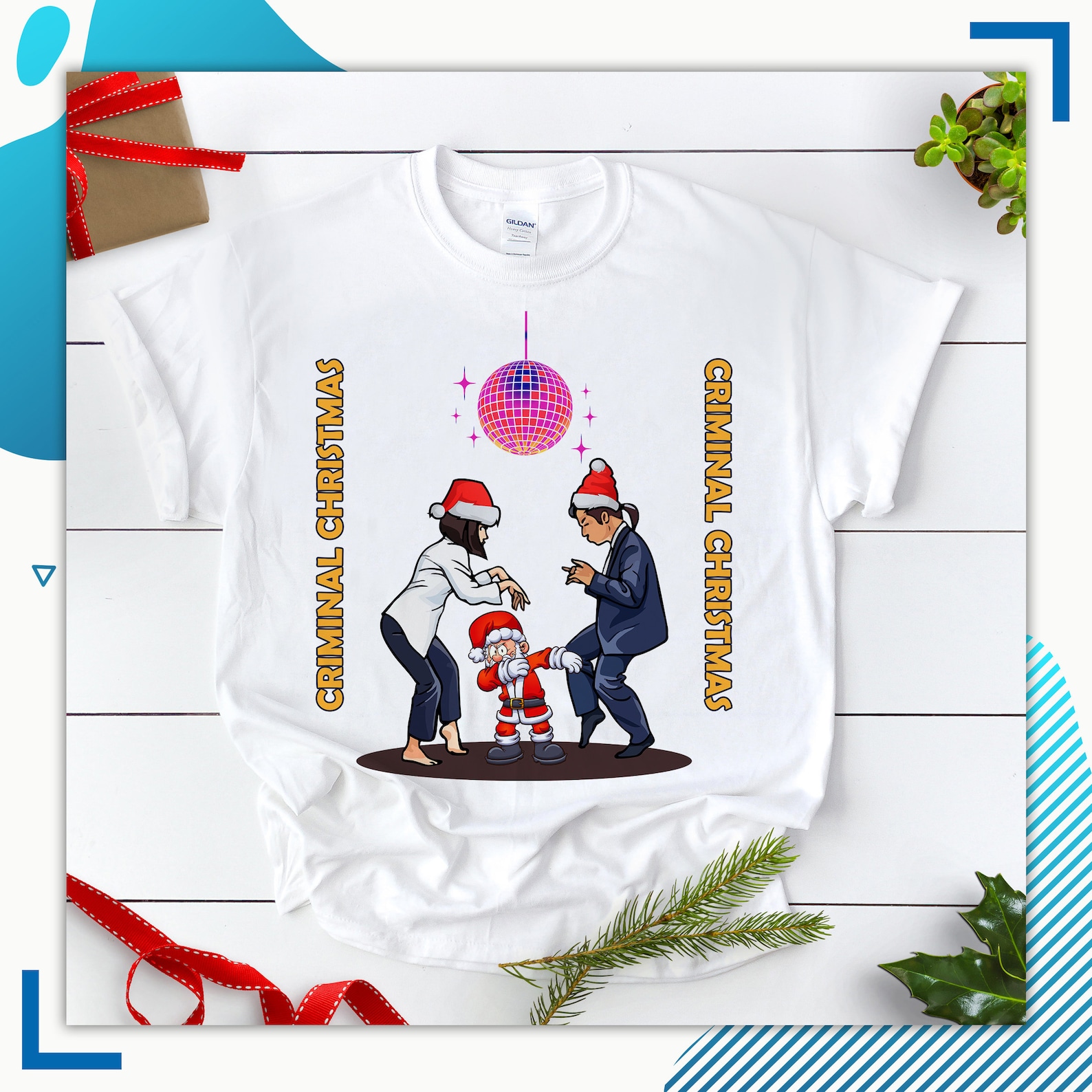 Pulp Fiction Christmas Sweater Pulp Fiction Funny Christmas - Etsy