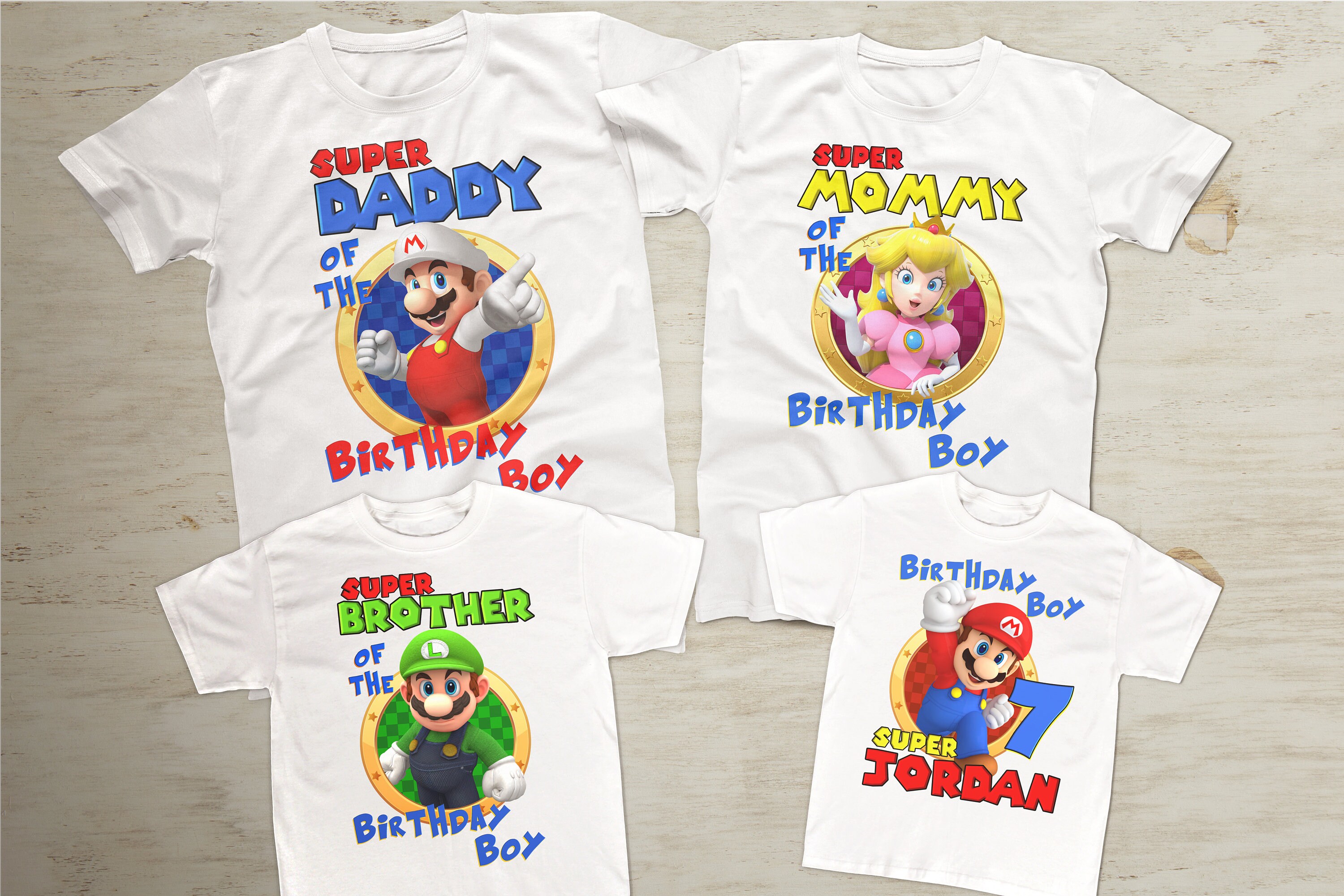 super mario shirts for boys