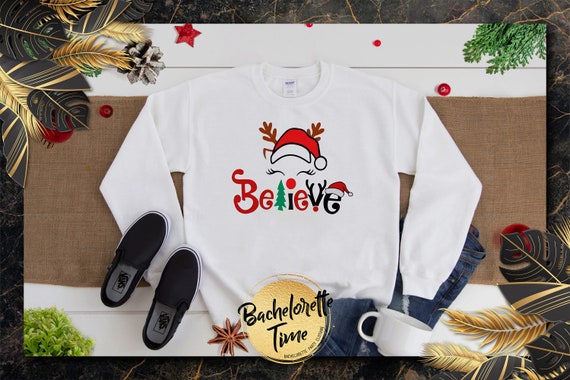 Believe christmas deals sweater