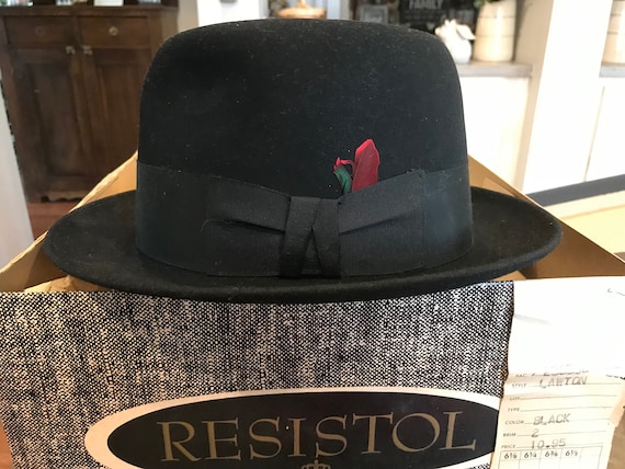 Vintage Resistol Fedora Self-reliance 
