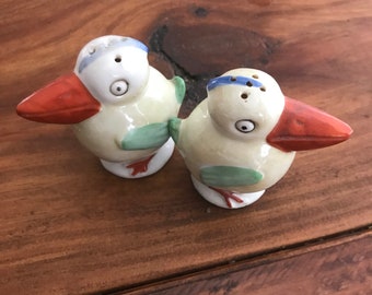 Vintage German DoDo Birds Salt and Pepper Shakers