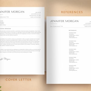 ATS Resume Template for Google Docs, Word, Pages, ATS Friendly Resume, ATS Compatible Resume Template, 2026 Resume Template image 4