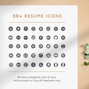 Professional Resume Template for Word, Pages, Google Docs + Business Card | Simple Resume CV Template, Basic Resume Pack, Standard Resume image 6