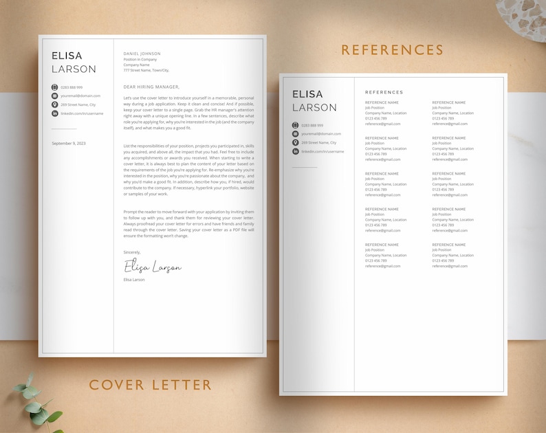 Professional Resume Template for Google Docs, Word & Pages, Resume Template with focus on Work Experience | CEO Resume, 2026 CV Template image 5