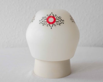 Philips 50s vintage ceiling lamp, matt white milk glass, flush mount